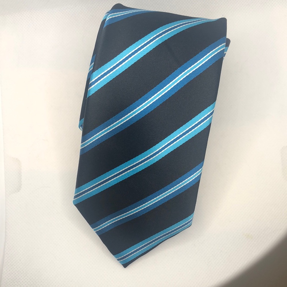 Men’s Navy Blue Striped Neck Tie Croft & Barrow